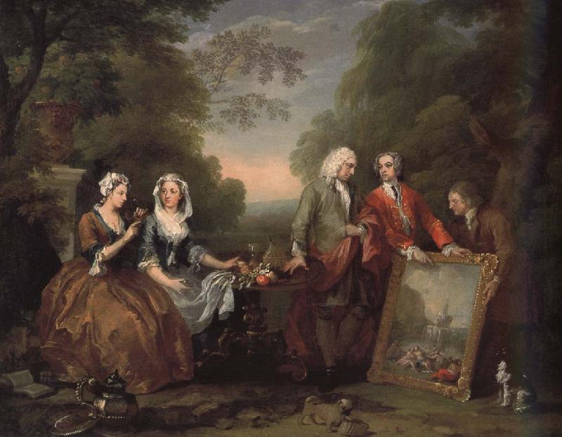 William Hogarth President Andrew and friends China oil painting art
